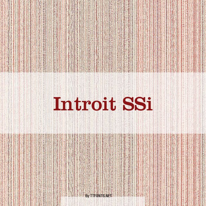 Introit SSi example